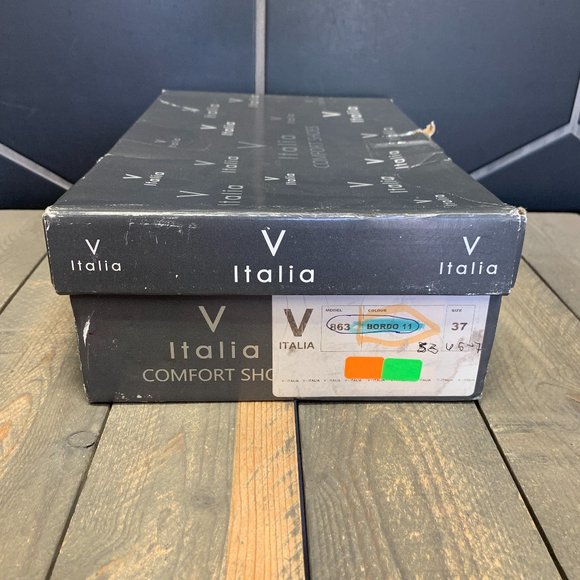 ~New W/ Box! Womens Italia Red Platform Summer Wedge Heels Size 6 - Picture 6 of 6